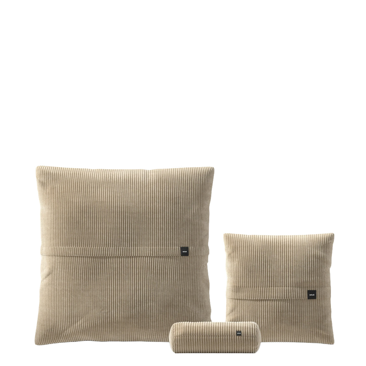 Vetsak Pillow Set 2 - Cord Velour - Sand