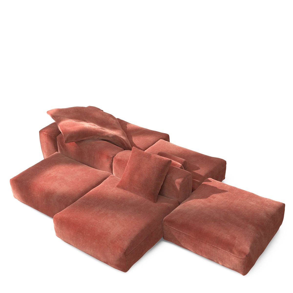 Vetsak Sofa - Sofa Set 09 - Cord Velour