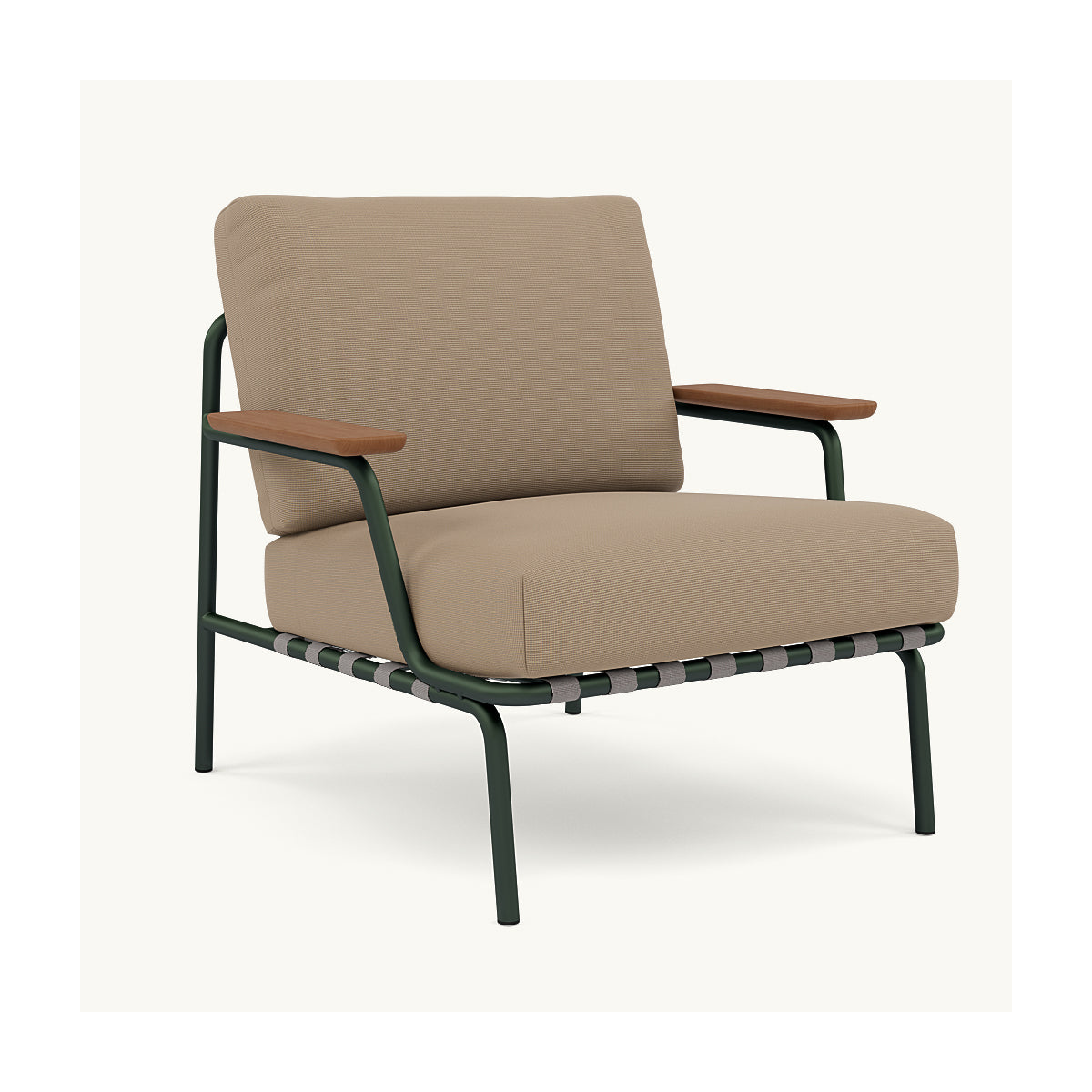 Muuto Settle Outdoor Lounge Chair - Ribbed Weave 5