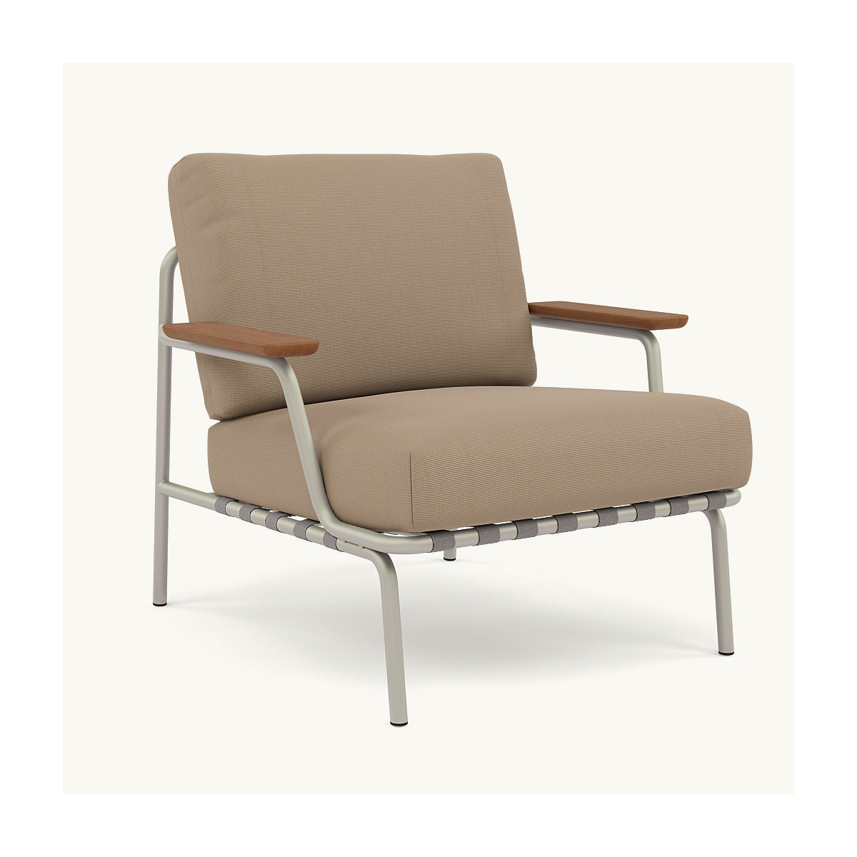 Muuto Settle Outdoor Lounge Chair - Ribbed Weave 5