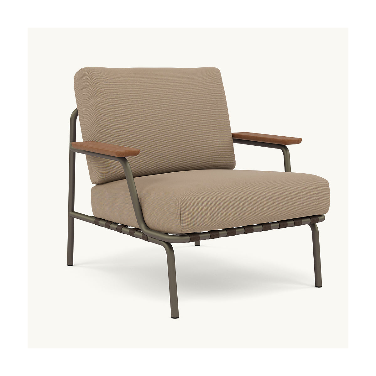 Muuto Settle Outdoor Lounge Chair - Ribbed Weave 5