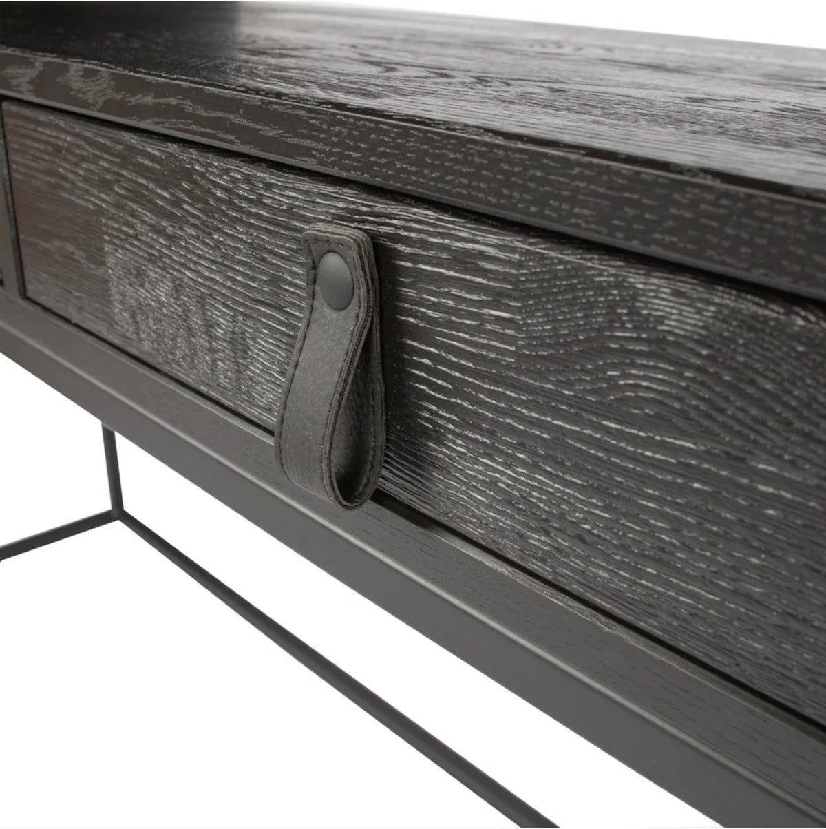 Woood Silas skrivebord - blacknight ash