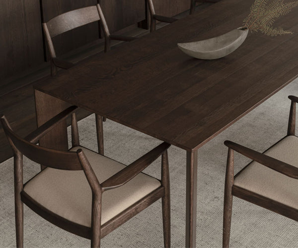 Karimoku Case Study A-DT02 Spisebord - Smoked Oak - 220x90cm.