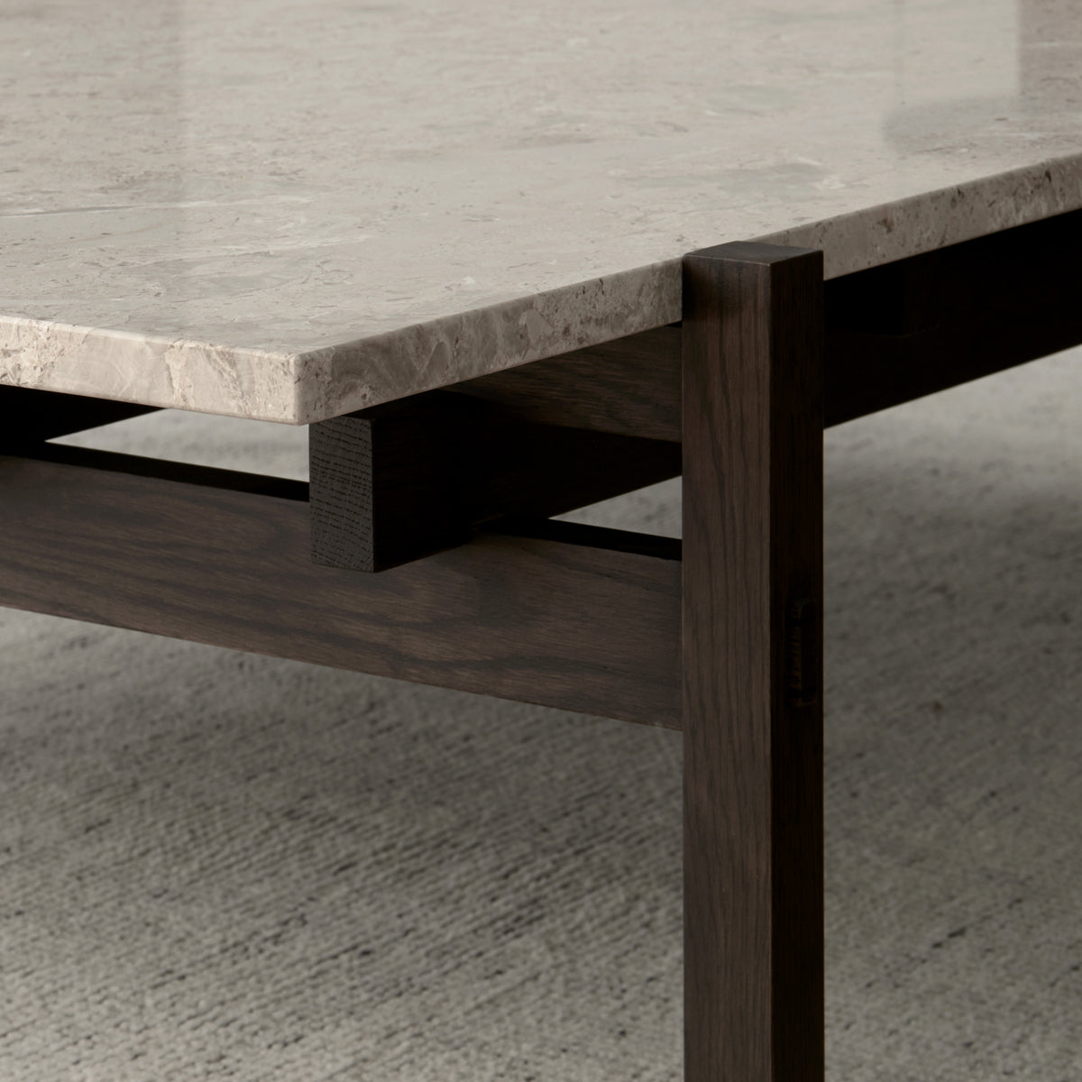 Karimoku Case Study N-CT01 - 150cm - Smoked Oak - Marble Top