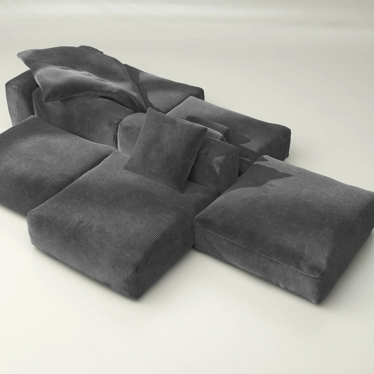 Vetsak Sofa - Sofa Set 09 Opstilling - Cord Velour