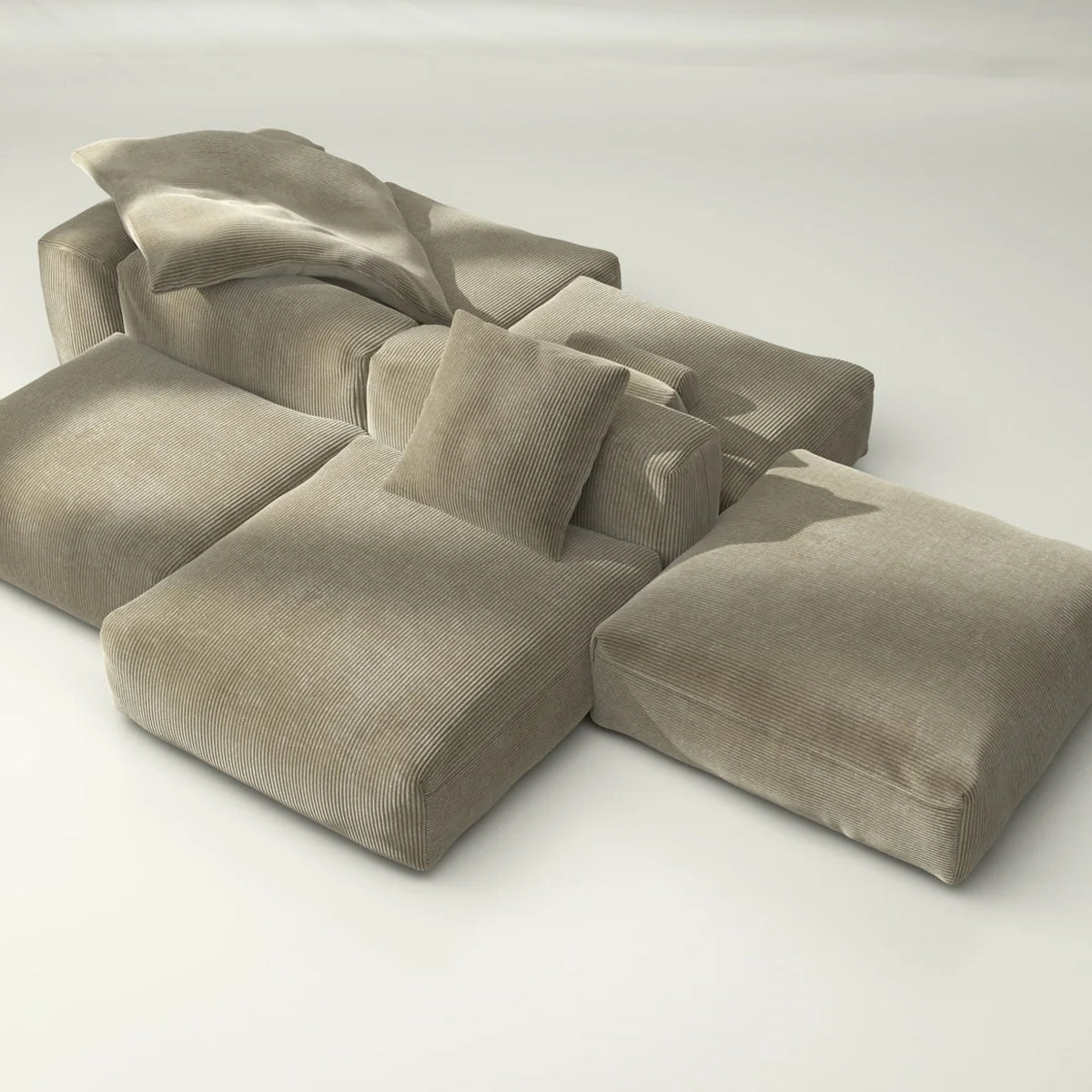 Vetsak Sofa - Sofa Set 09 Opstilling - Cord Velour