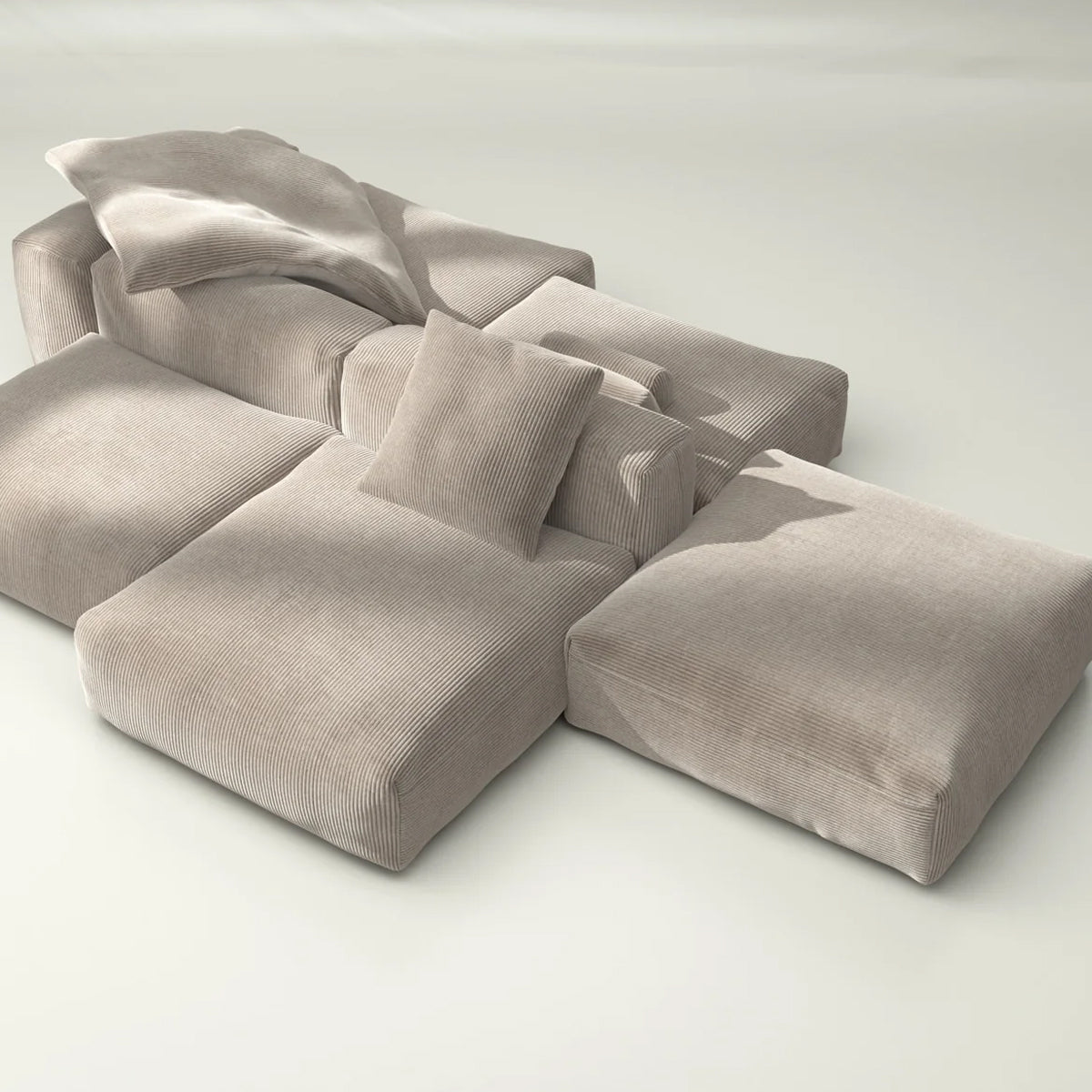 Vetsak Sofa - Sofa Set 09 Opstilling - Cord Velour