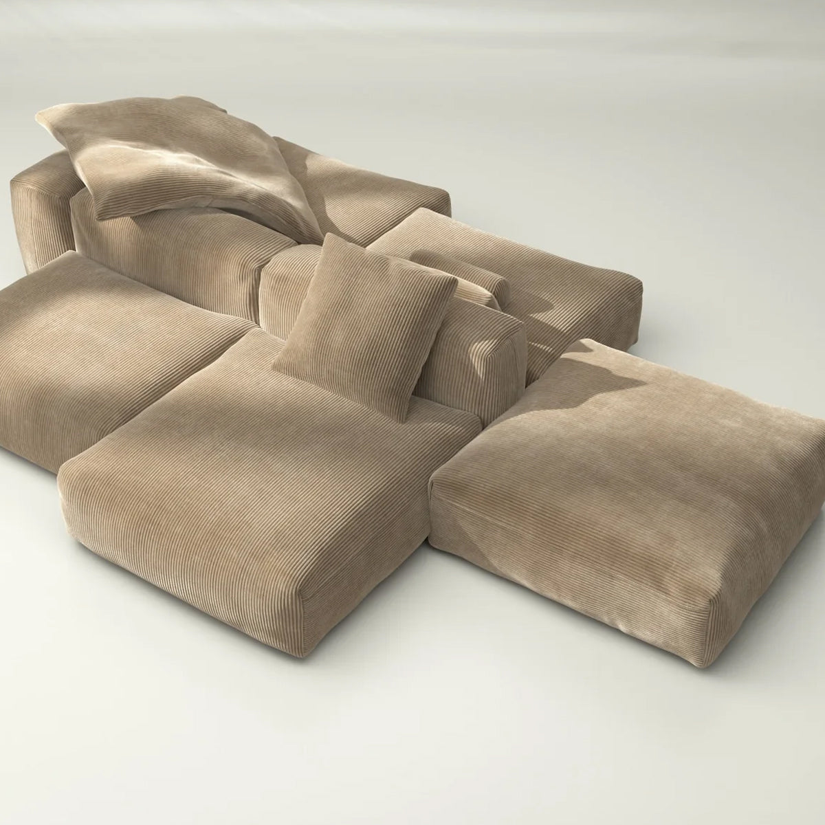Vetsak Sofa - Sofa Set 09 Opstilling - Cord Velour