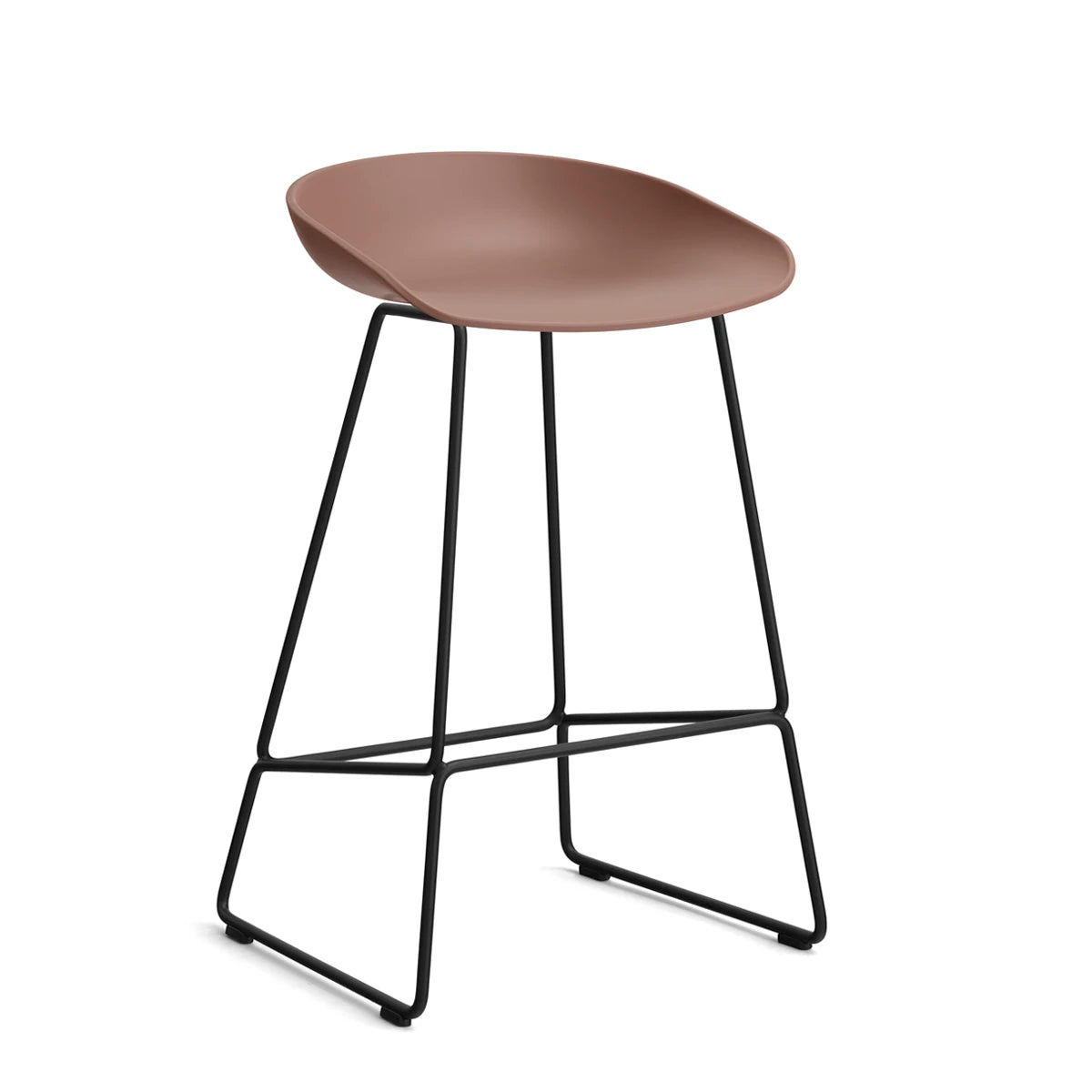 HAY About a Stool - AAS 38 Barstol - Sort Stål - H:65cm