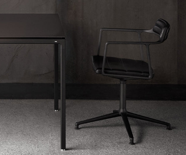 Vipp 972 Spisebord - 240x95cm. - Sort Keramik