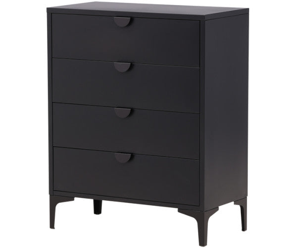 Venture Design Piring kommode - sort - 78x117x40