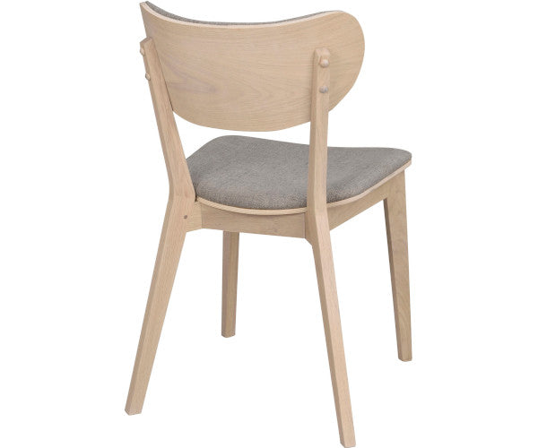 Rowico Home Kato spisestuestol - grå / lys eg