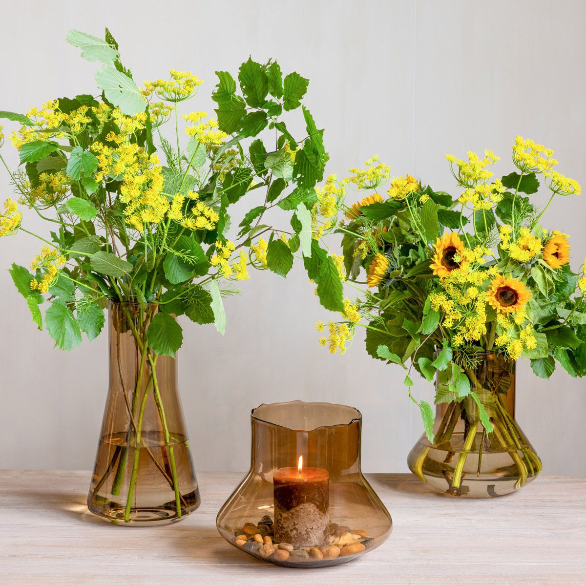 Gommaire Stella Vase - Topaz Glas