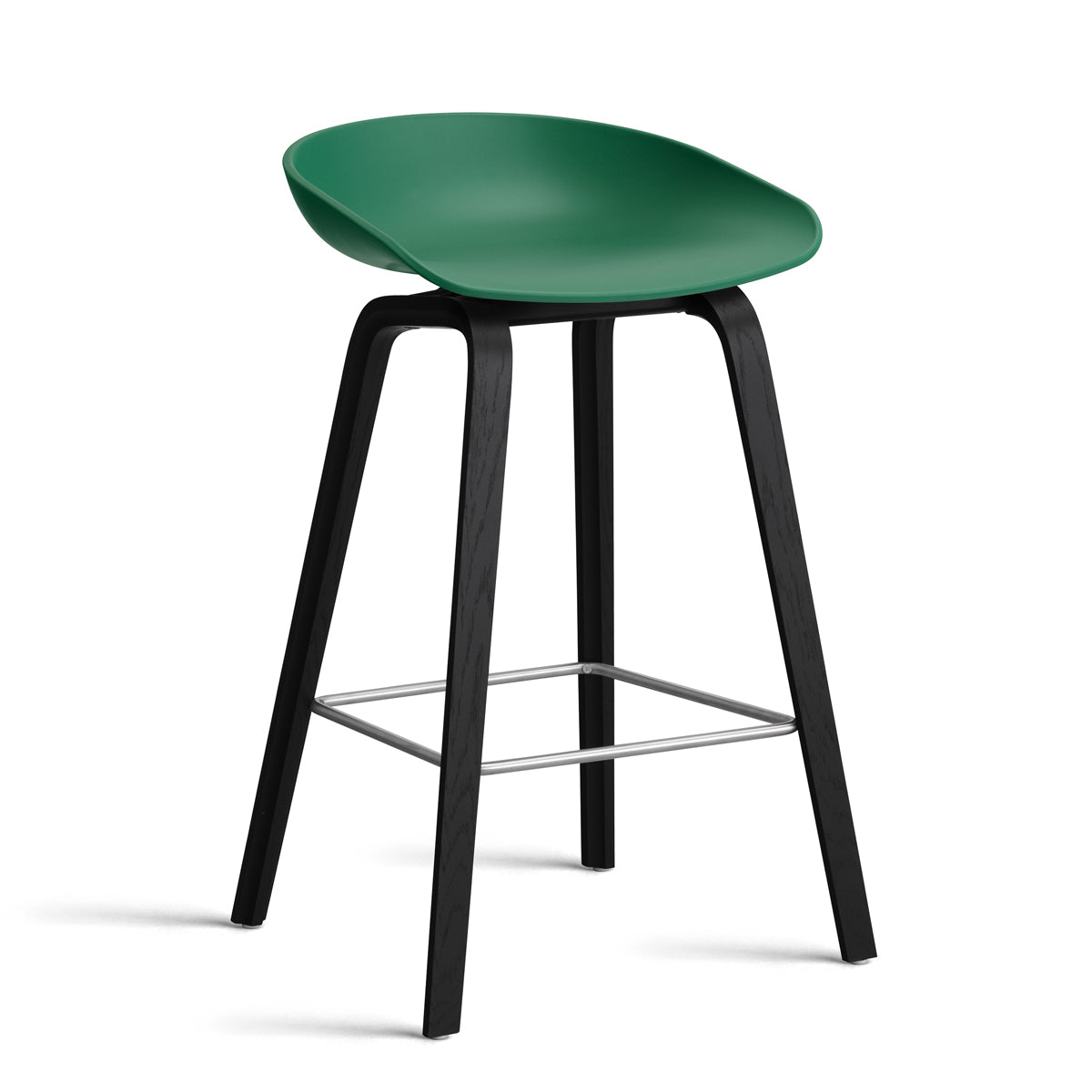 HAY About a Stool - AAS 32 Barstol - Sort Eg - H:65cm
