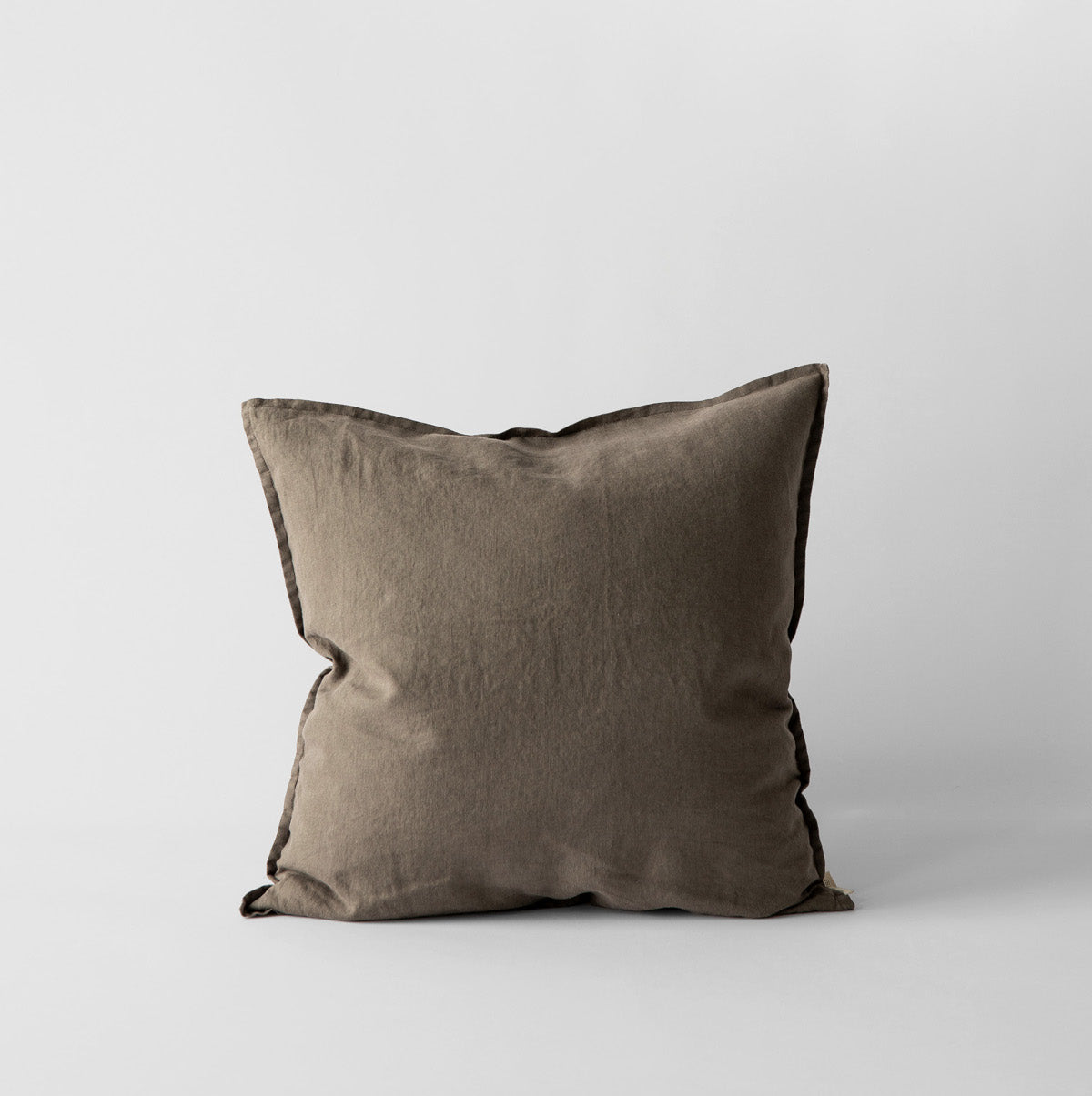 Tell Me More Linen pudebetræk - 50x50 - taupe
