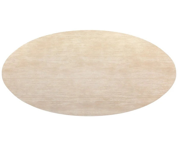Richmond Interiors Fictus spisebord - faux travertin - 240x120