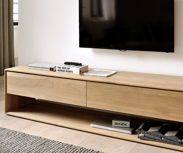 Ethnicraft Oak Nordic TV cupboard - 180cm.