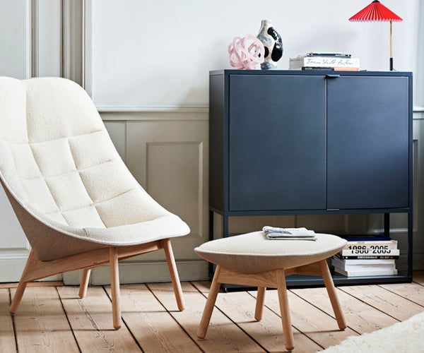 HAY Uchiwa Quilt Loungestol M. Skammel - Mode 002/Remix 123