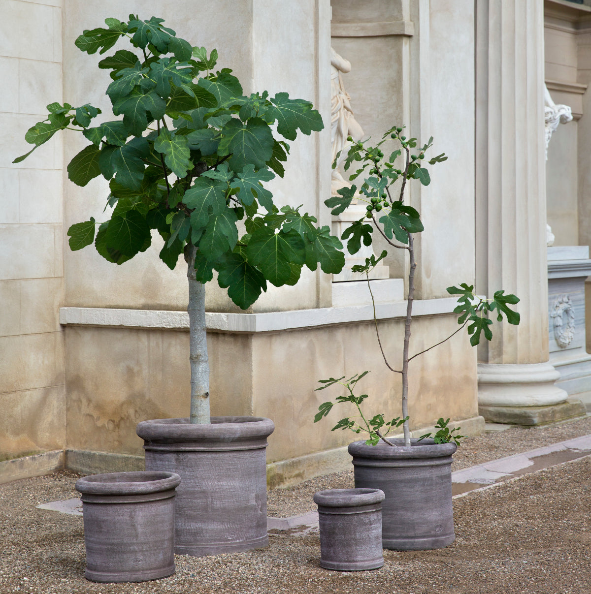 Bergs Potter Cilindro krukke - 40x37- grå terracotta