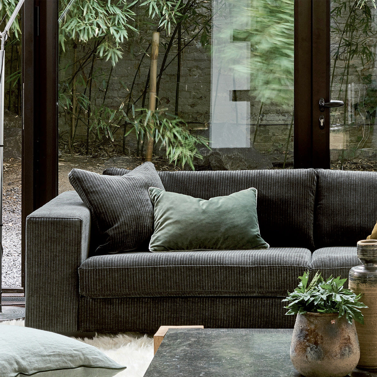 Home Spirit Vang Sofa - 220cm - Patio Stof - Forest