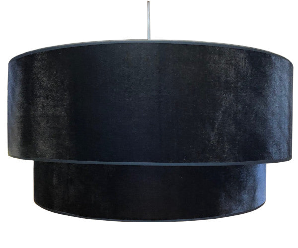 velour loftlampe velour pendel mørkegrå velour