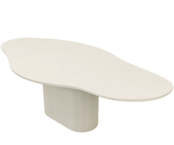 Verdon Cian Organic spisebord - 180x110 - latte stoneskin