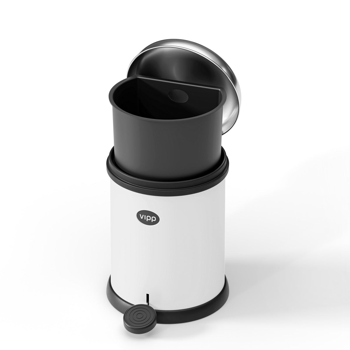 Vipp 12 Pedalspand - Hvid