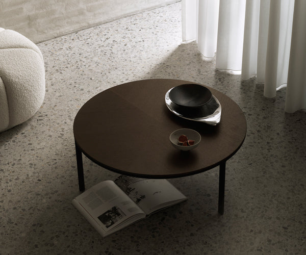 Vipp 425 Sofabord Ø90 - Mørk Eg