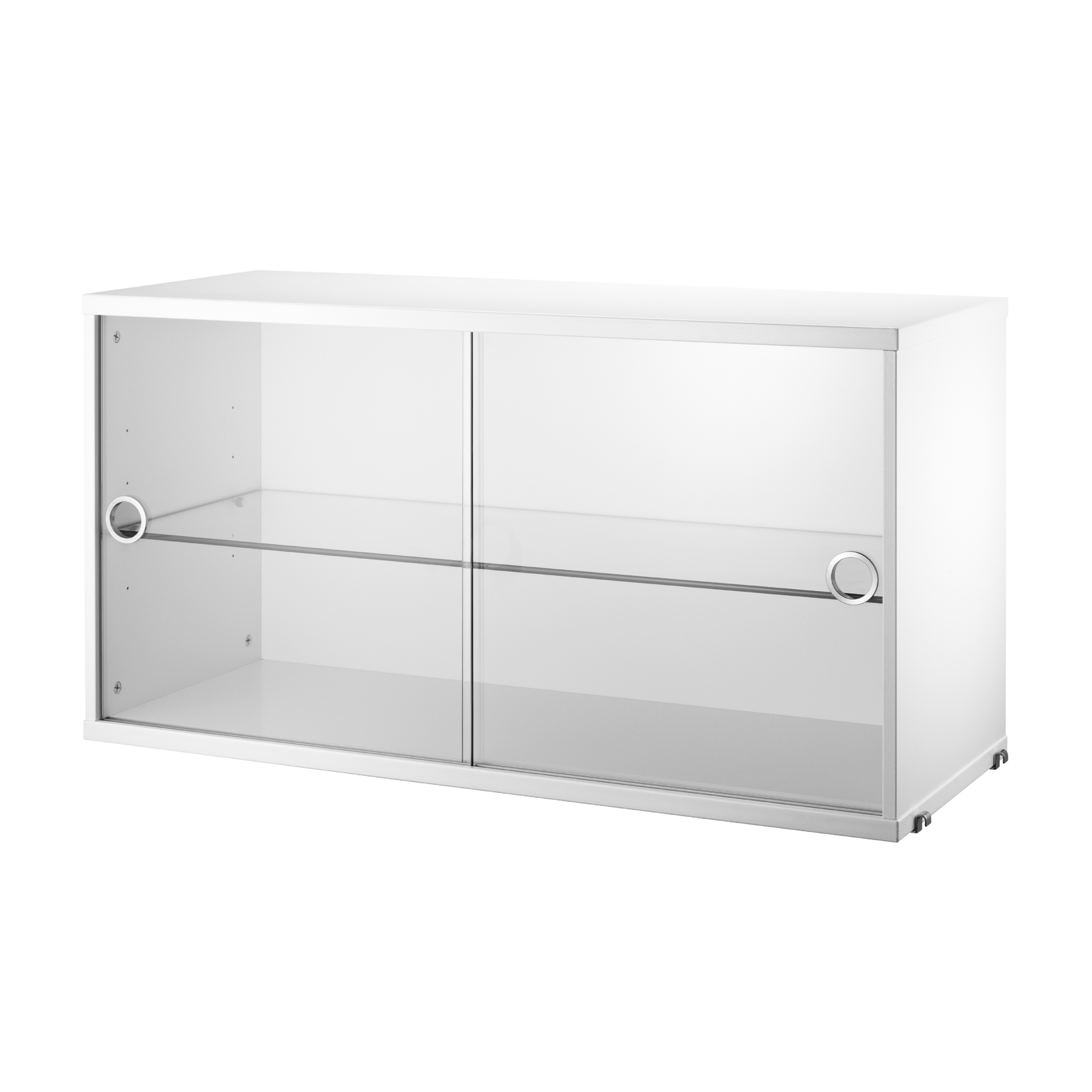 String Display Cabinet 78x42x30 White