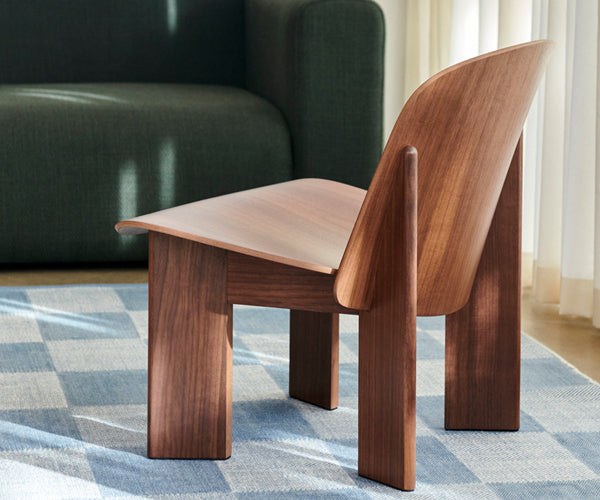 HAY Chisel Lounge Chair - Valnød