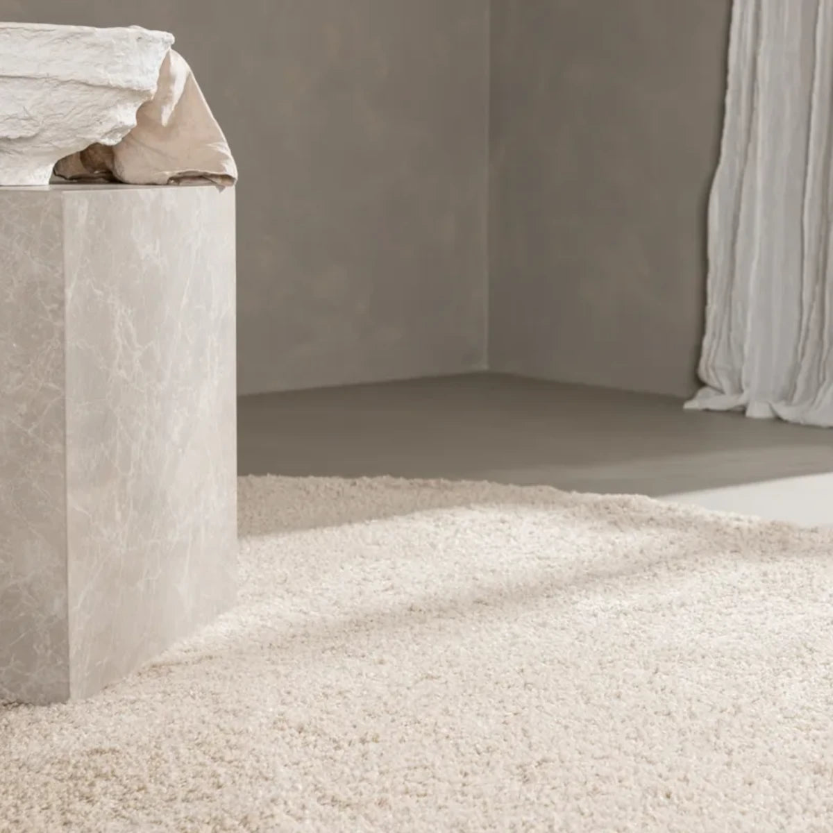 Venture Design Walter tæppe - 340x240 - oval - beige