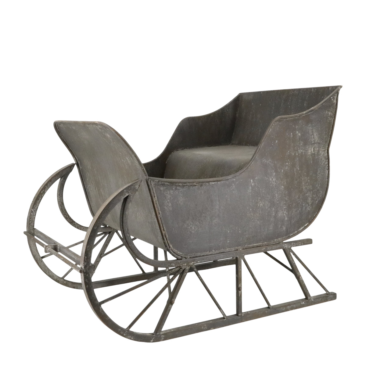 Chic Antique Vintage kane - 63x84x50 cm - antique zink