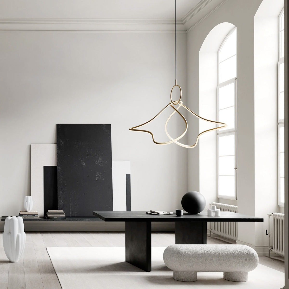 101 CPH Kumo Chandelier - Mini - Brass