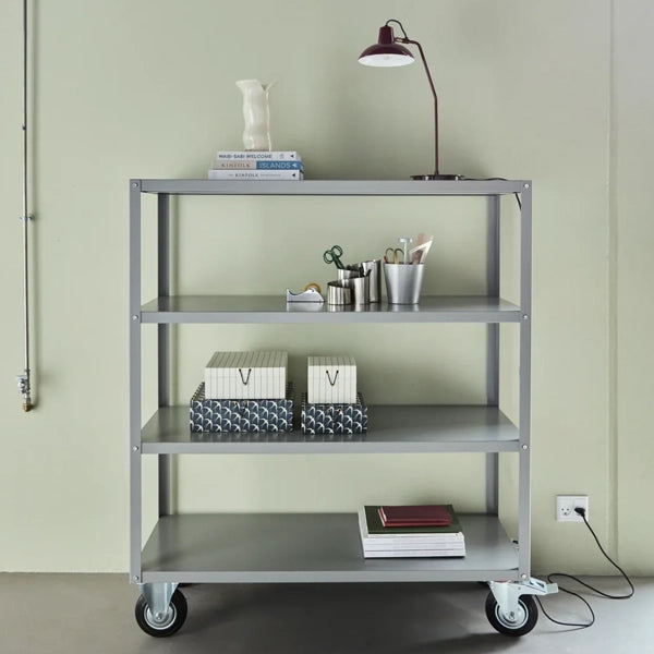 House Doctor Reol m. 4 hjul - Trolley - H140cm - Grå
