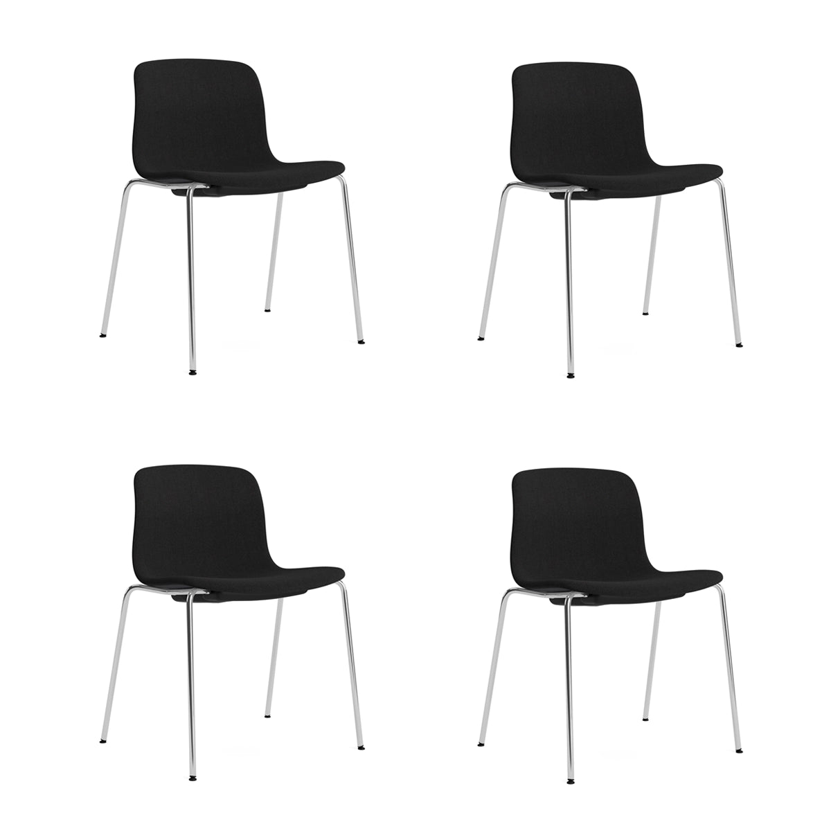 HAY About A Chair - AAC 17 - Krom - Steelcut - 190 - 4 STK. DEMO.