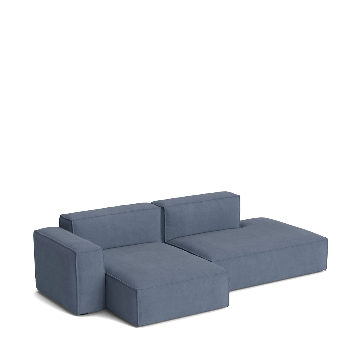 HAY Mags Soft Sofa - 2,5P - Low Arm - Combination 3 - Aftageligt Betræk - Linara 198