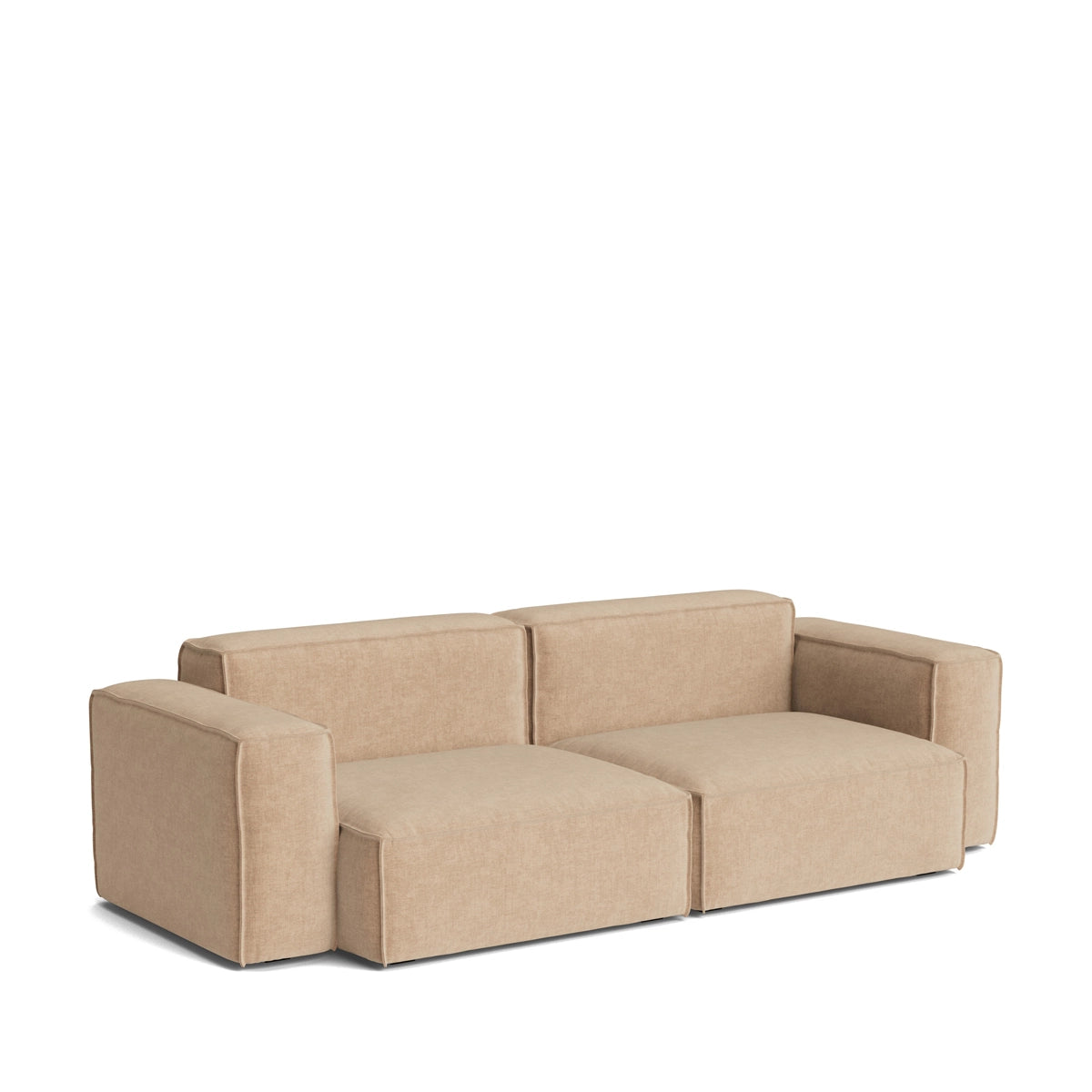 HAY Mags Soft Sofa - 2,5P - Low Arm - Combination 1 - Aftageligt Betræk - Overlap 01