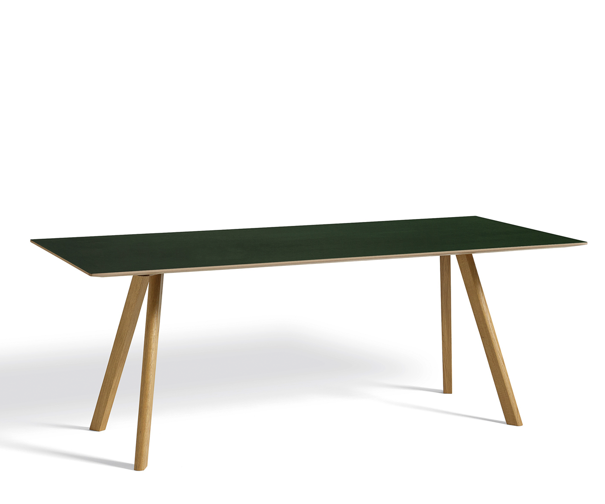 HAY CPH30 2.0 Table - 200x90cm - Grøn Linolium