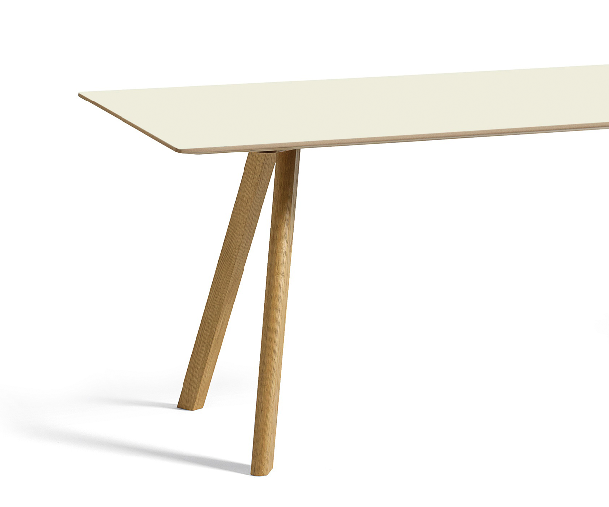HAY CPH30 2.0 Table - 200x90cm - Off White Linolium
