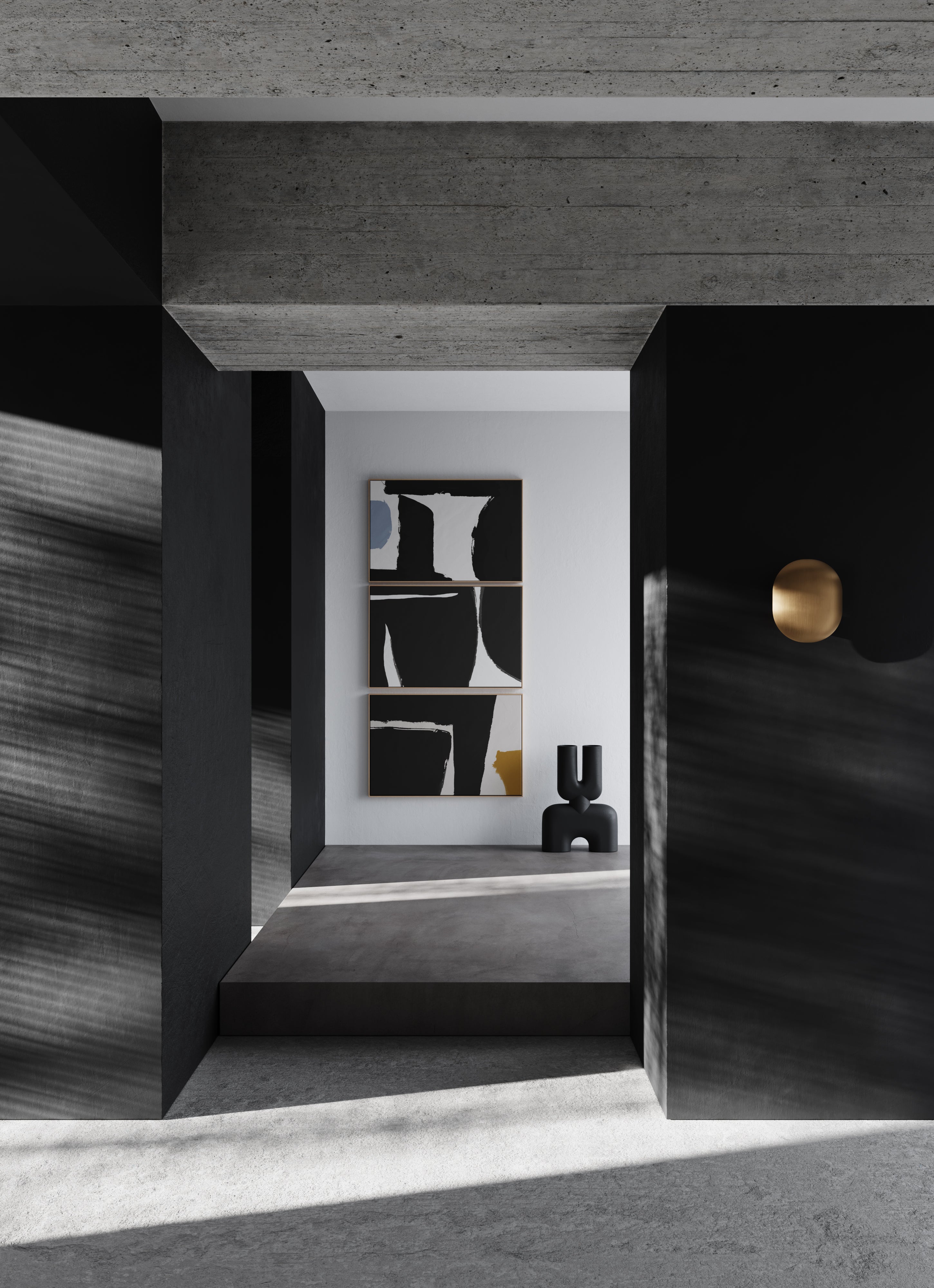 101 CPH Clam Wall Lamp - Brass