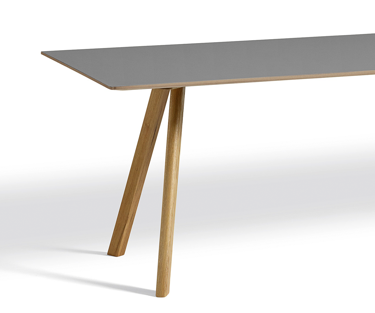 HAY CPH30 2.0 Table - 250x90cm - Grå Linolium - Matlak