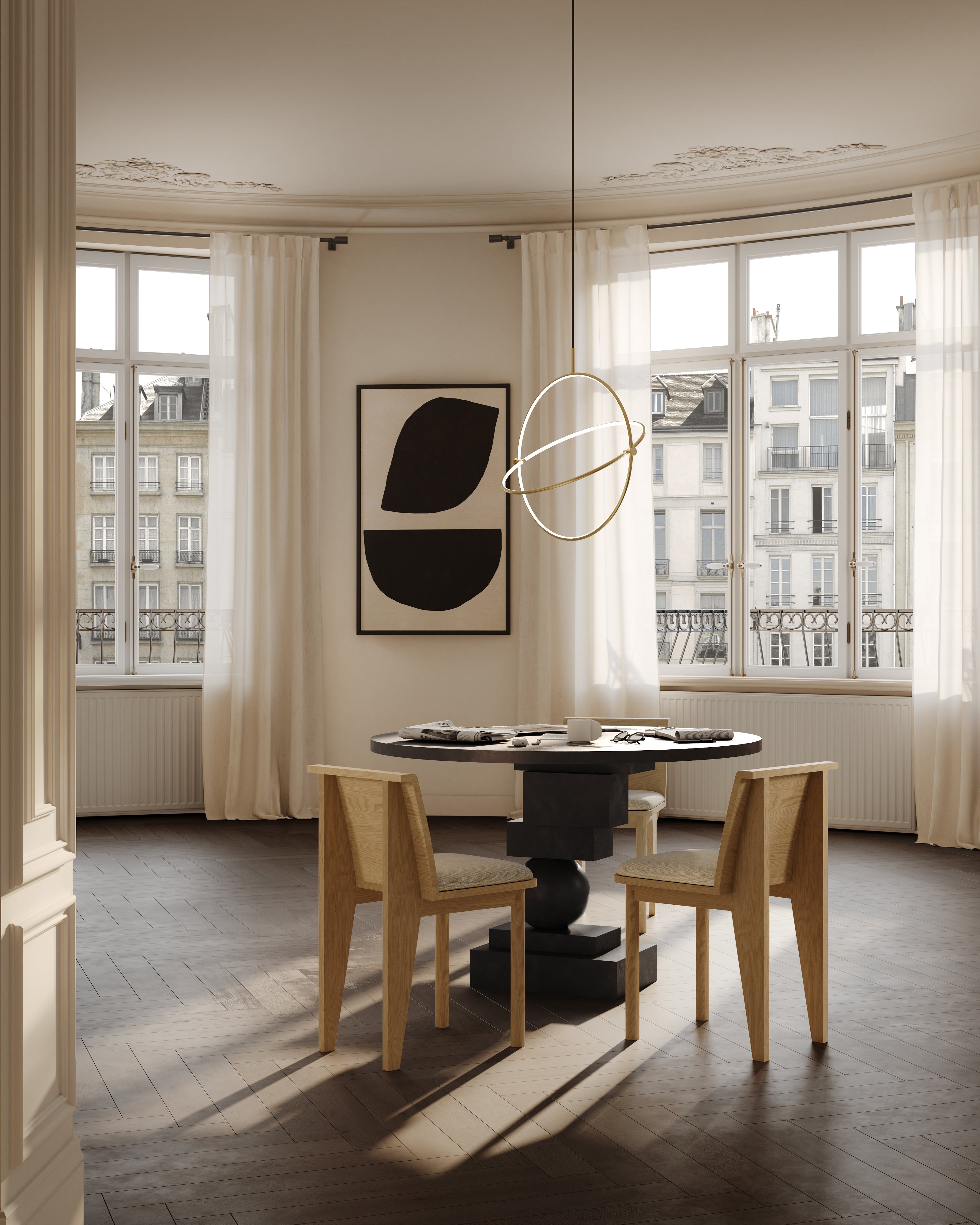 101 CPH Brutus Slim Dining Chair - Natural Oak