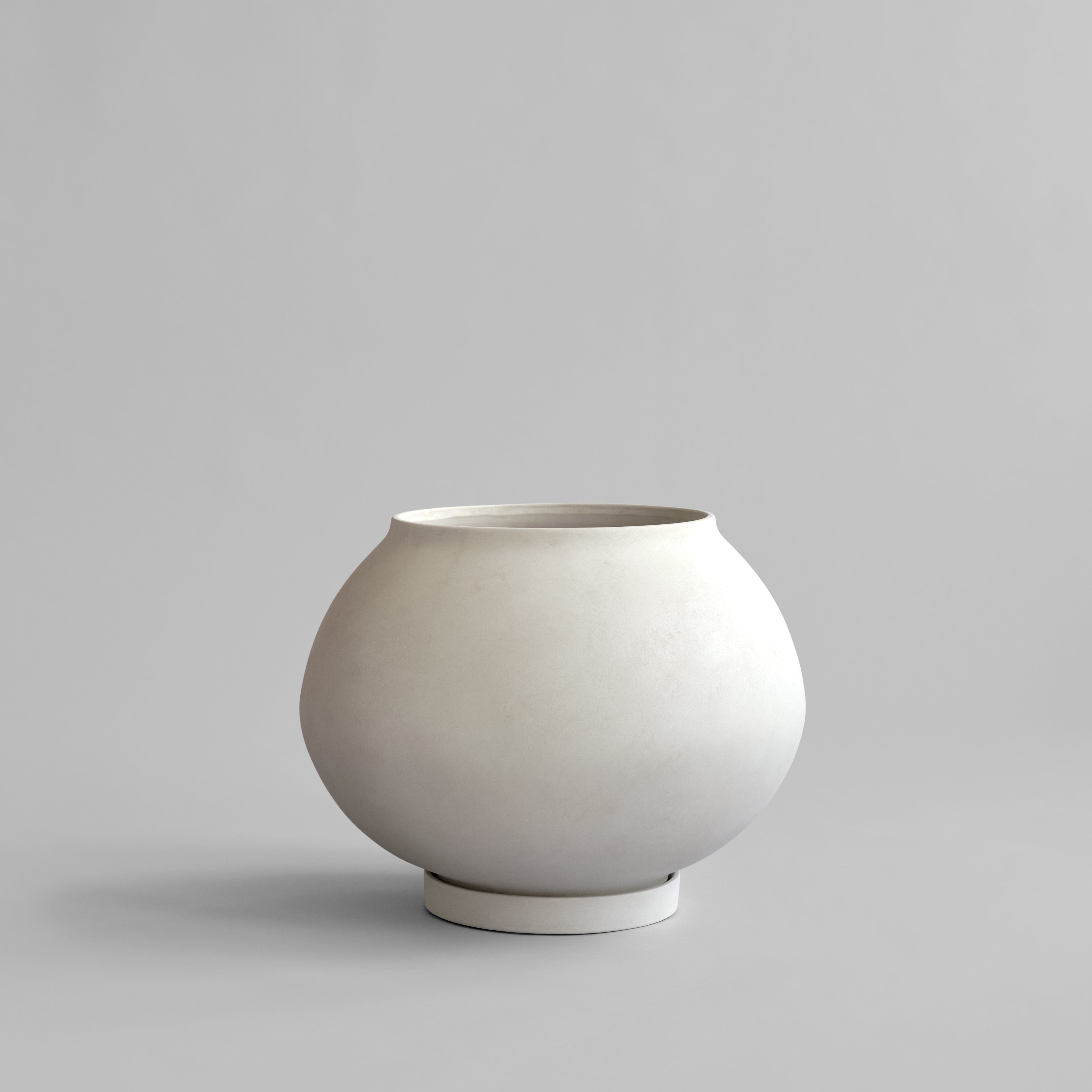 101 CPH Sunao Plant Pot Fat, Big - Birch