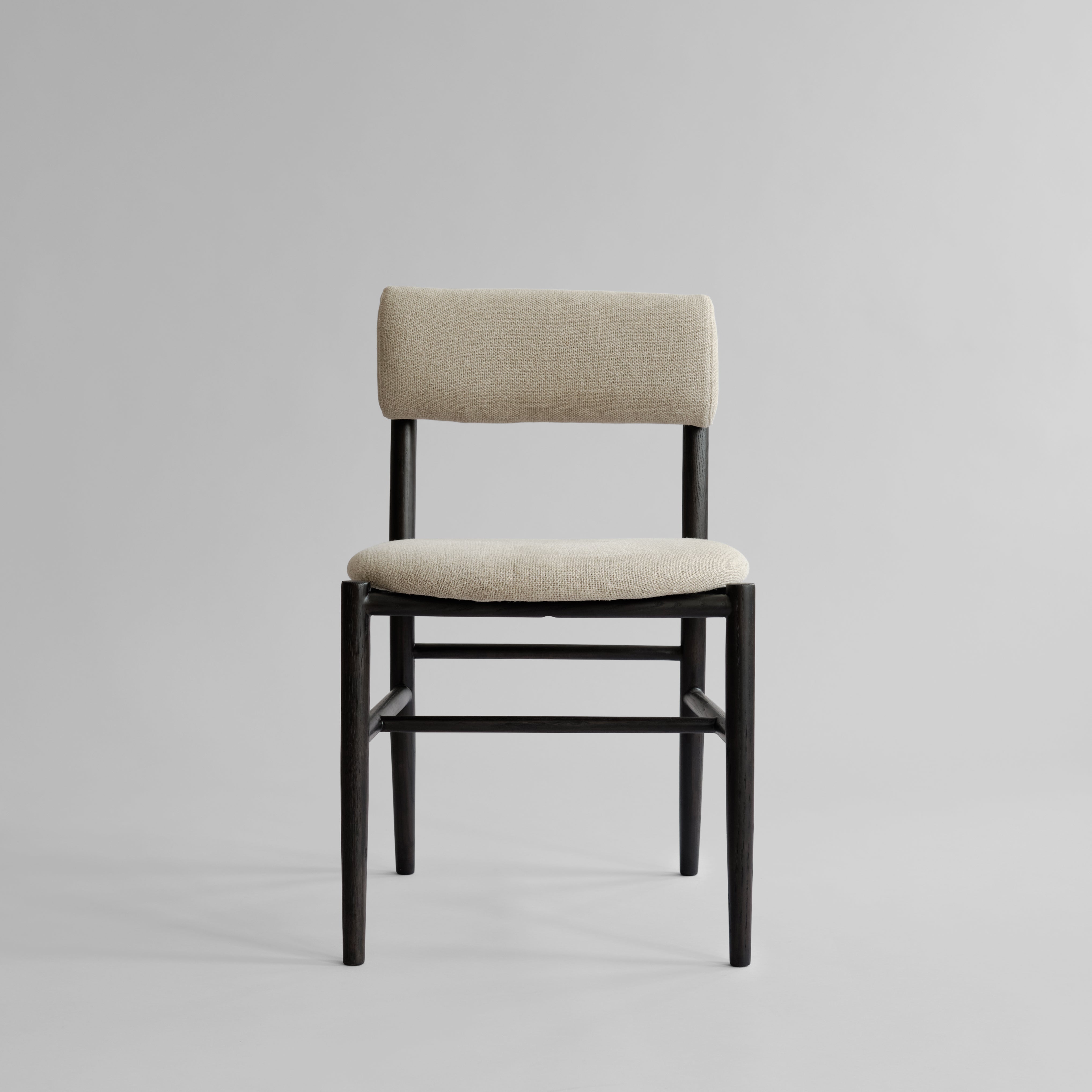 101 CPH Nama Dining Chair, Coffee Black - Linen