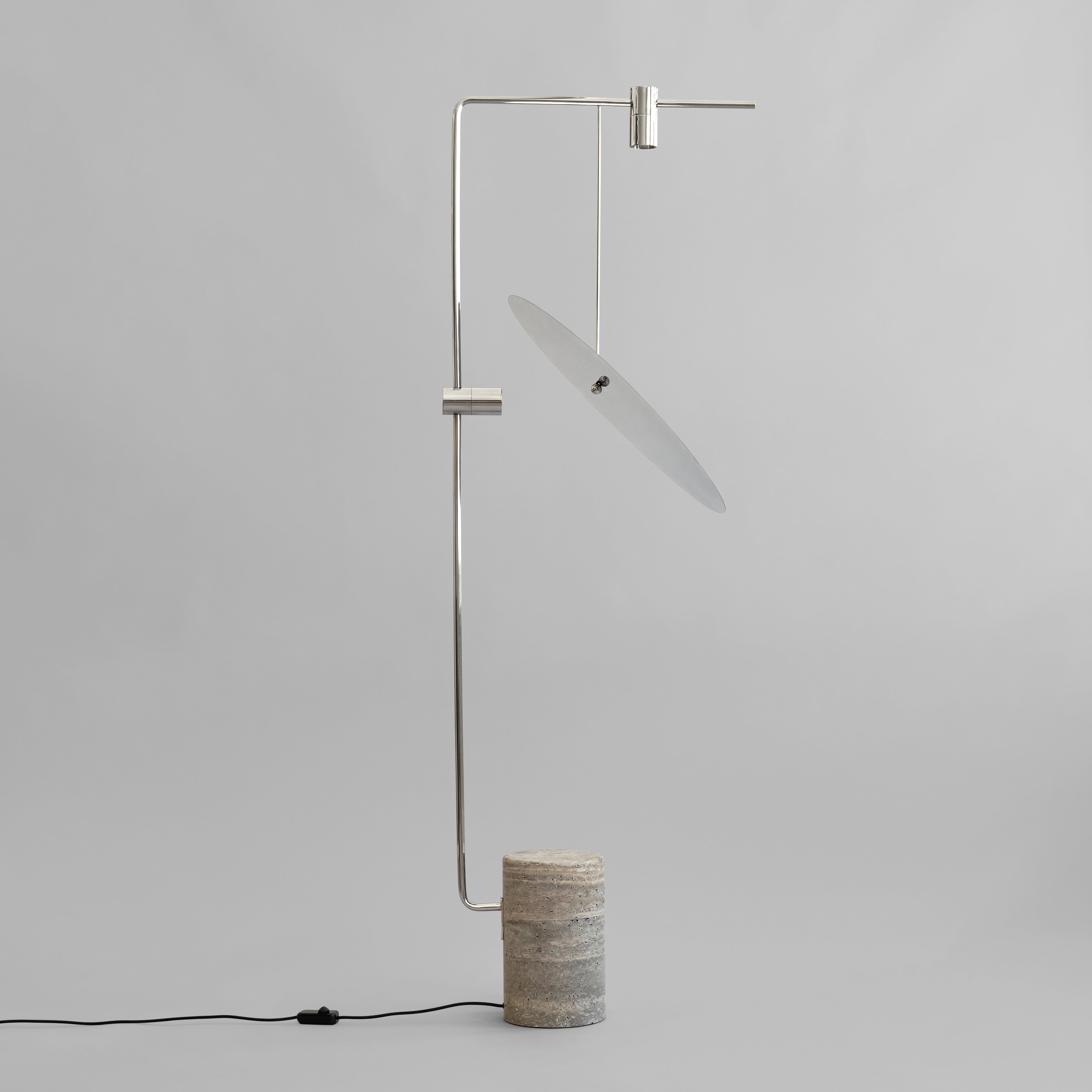 101 CPH The Moon Floor Lamp - Chrome