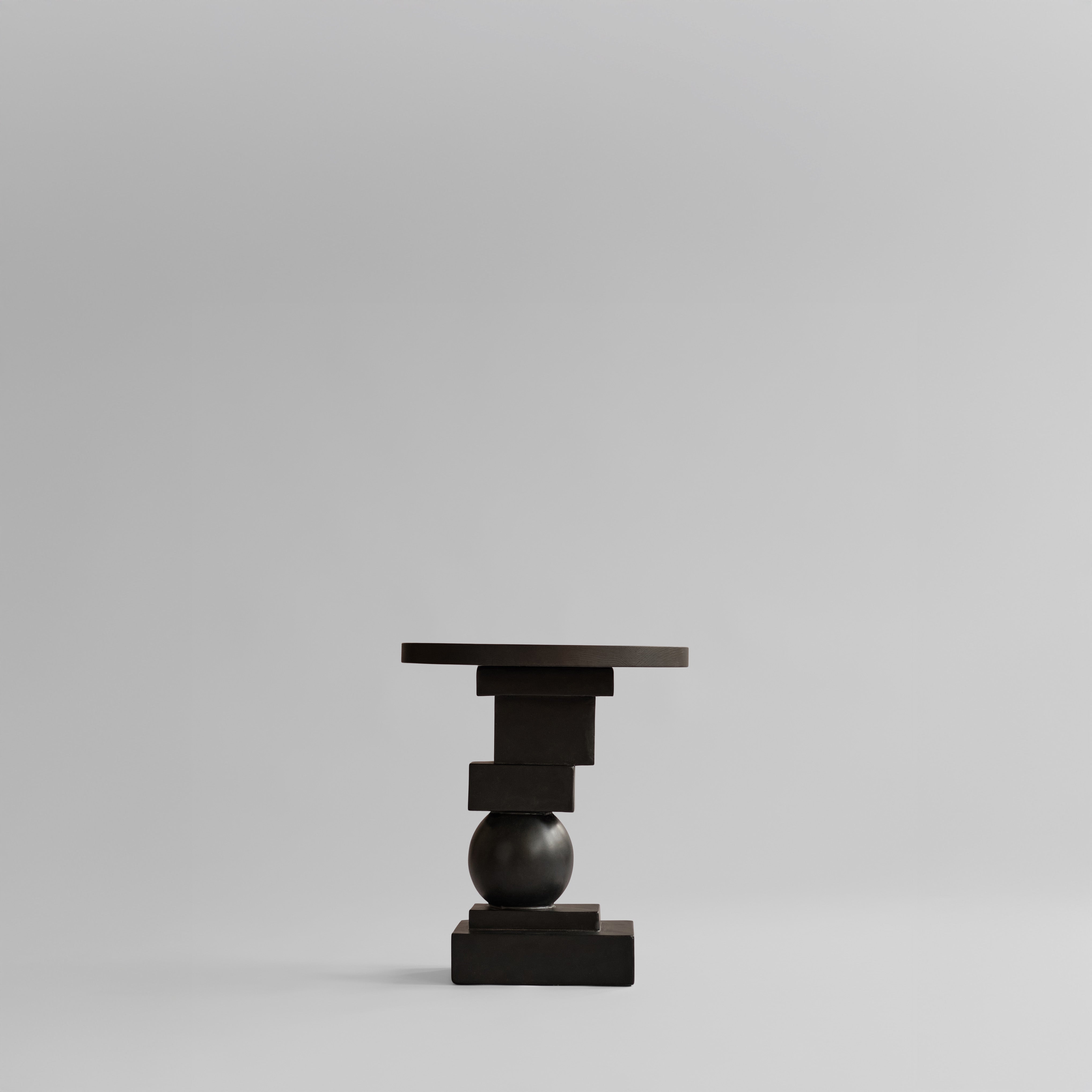 101 CPH Artist Side Table - Coffee Black Oak