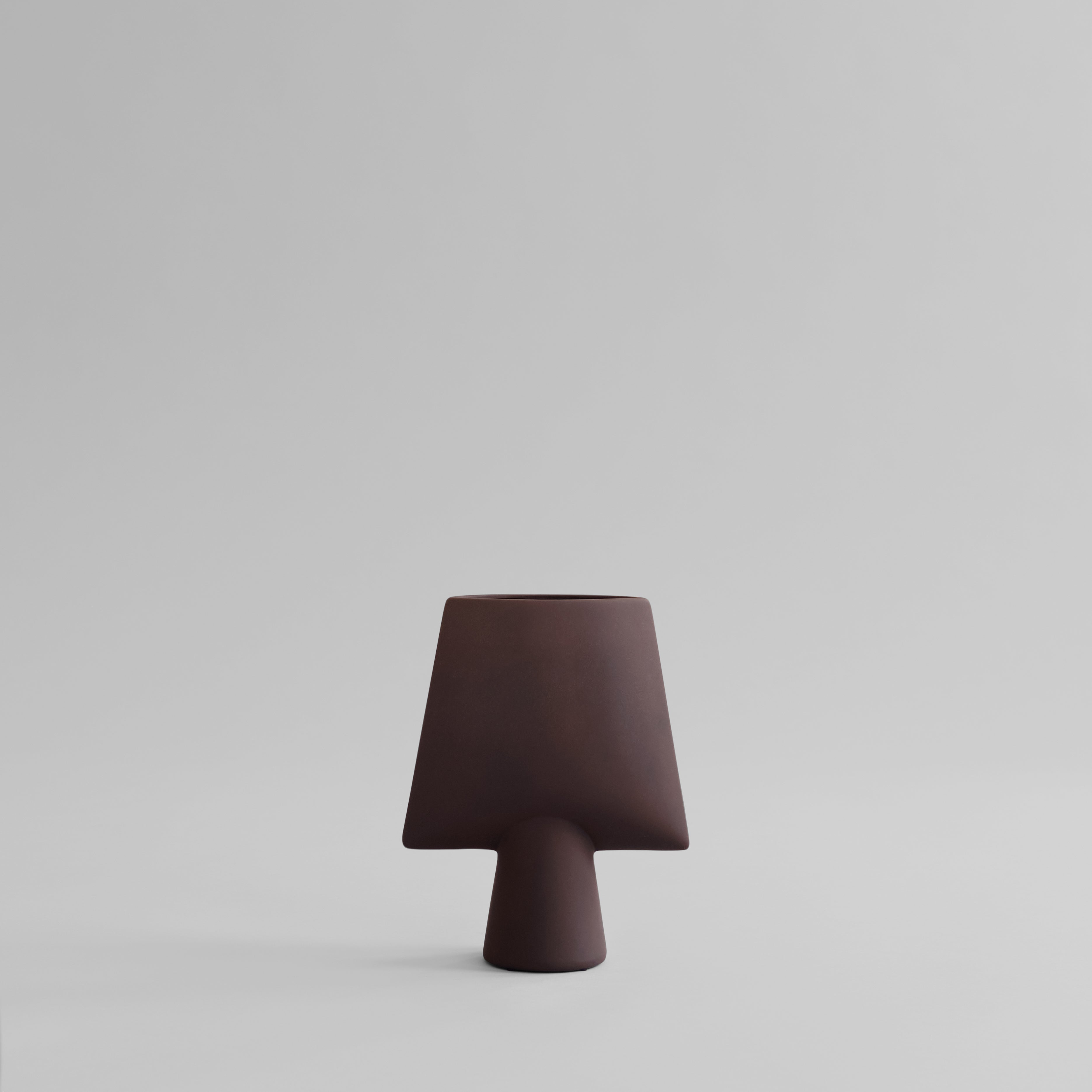 101 CPH Sphere Vase Square, Mini – Chocolate Brown