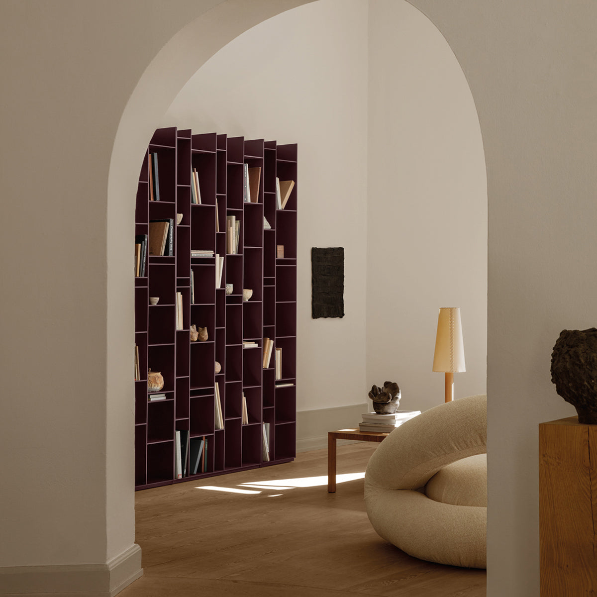 Mdf Italia Random Reol - 2C  - Burgundy