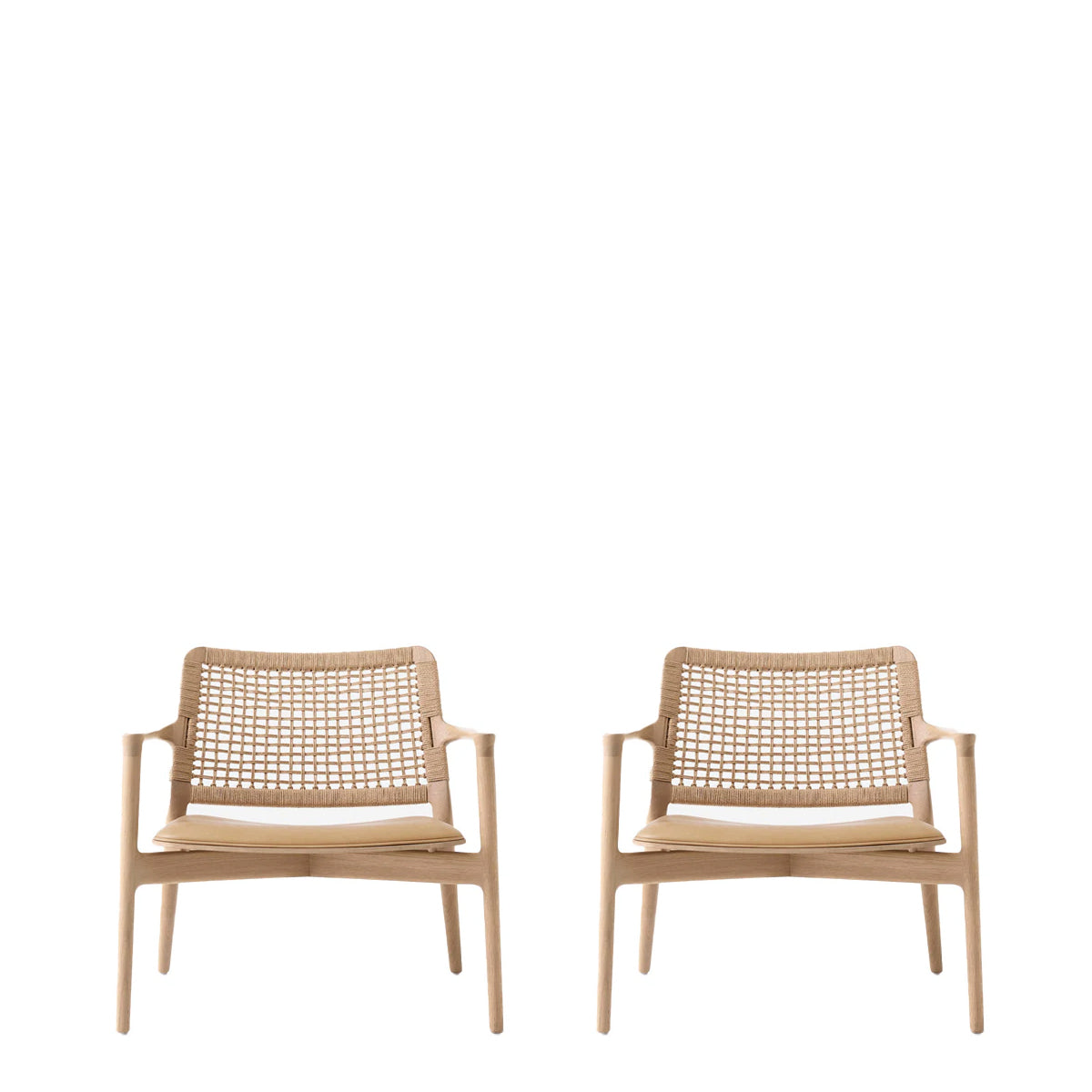 Vipp Cabin Lounge Chair - Lys Eg - 2 Stk. Samlet - DEMO.