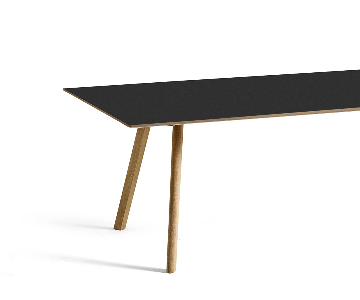 HAY CPH 30 2.0 Table - 300x120cm - Eg - Sort Linolium